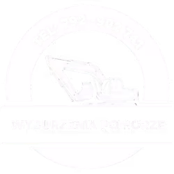 Wyburzenia Pomorze logo firmy białe
