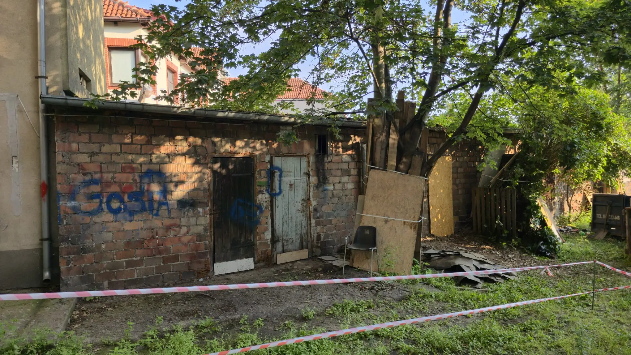 Wyburzenie budynku gospodarczego